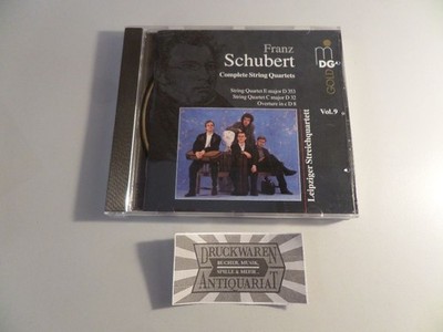 Schubert: Complete String Quartet Vol. 9 [CD]. Schubert, Franz,  Leipziger Strei