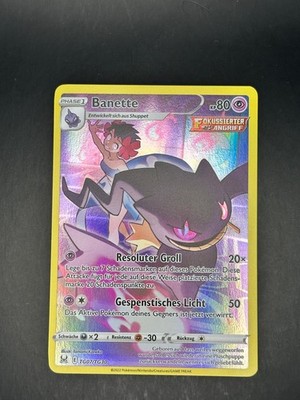 Banette TG07/TG30 Holo Lost Origin Trainer Gallery Pokemon NM DE