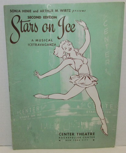 1943 Sonja Henie Stars On Ice Second Edition Souvenir Program