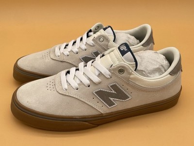 Size 8.5 New Balance Numeric 255  Sage White Skate Shoes Skateboarding Suede