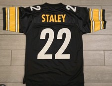Vintage Reebok SB XL Champ Pittsburgh Steelers Duce Staley #22 Jersey M+2, NWOT