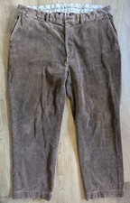 Vintage Polo Ralph Lauren Corduroy Pants Brown Men's Size 40x30 Baggy Relaxed