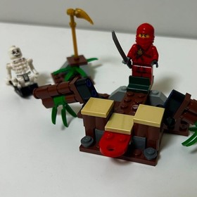 LEGO NINJAGO Garmadon's Dark Fortress 2505 Ninja Ambush 2258 70500 Set Used AsIs