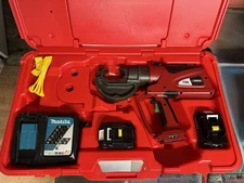 Burndy PAT750LI Hydraulic battery 12 Ton U die type crimper crimping tool