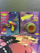 Vintage KOOSH Bubble Gun Keychain 1999 Basic Fun Sealed New Nostalgia