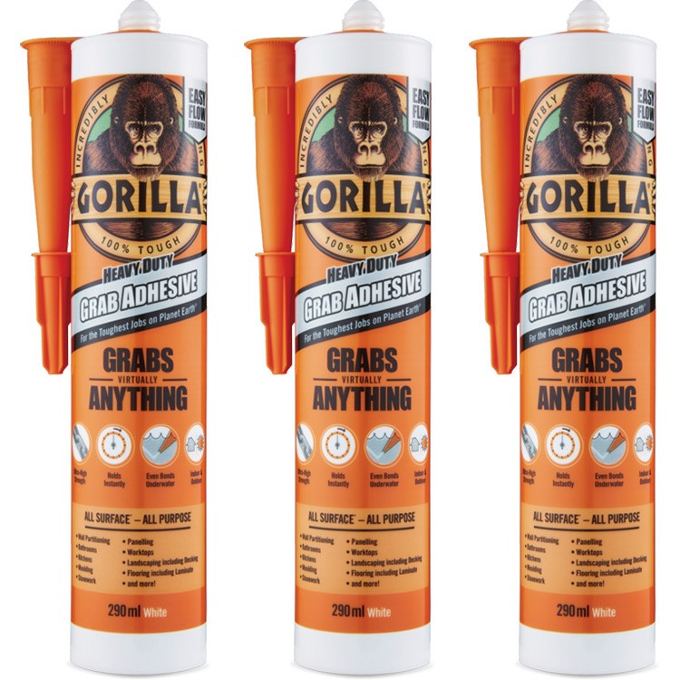 GorillaGlue 2044001 Gorilla Heavy-Duty Grab Adhesive - White 290ml - Image 12