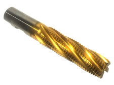 1-1/8" Cobalt Roughing End Mill, 3-1/2" Flute, 1" Shank, 6" OAL UE-9-B-3