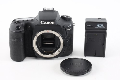 Canon EOS 90D DSLR Camera Body {32.5MP} With Battery, & Charger