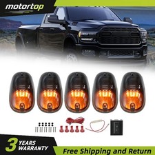 For 2003-2018 Dodge Ram 1500 2500 3500 4500 Amber Smoke Cab Roof Marker Lights For 2003-2018 Dodge Ram 1500 2500 3500 4500 Amber Smoke Cab Roof Marker Lights