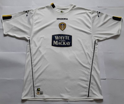 LEEDS UNITED 2004 WHYTE AND MACKAY Vintage DIADORA Shirt (L) Jersey 2005 Utd
