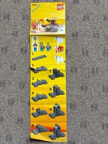 VINTAGE LEGOLAND 6039 TWIN-ARM LAUNCHER INSTRUCTIONS MANUAL EUC! NO PARTS