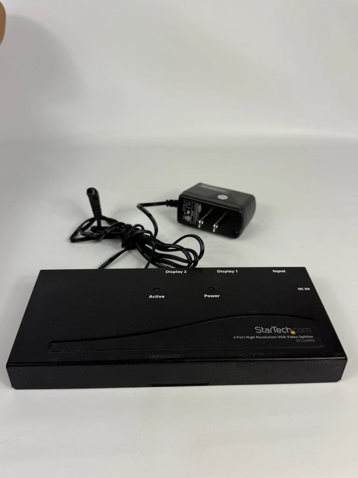 StarTech StarTech 2 Port High Resolution VGA Video Splitter - 350 MHz (ST122PRO) - Image 2 of 4