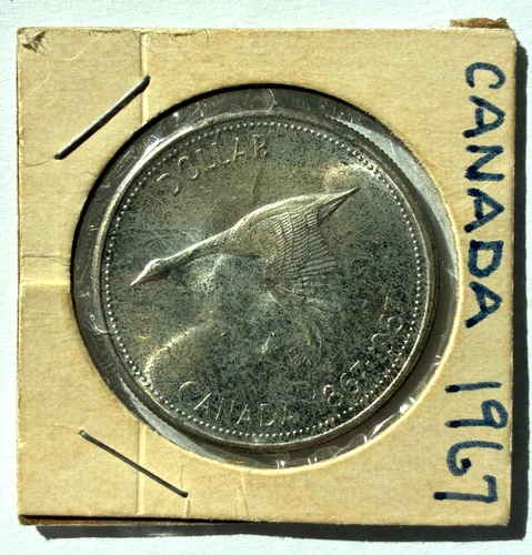 1867-1967 Canada Silver Dollar - Uncirculated like Condition