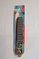 Greenbrier Kennel Club 60 Inch Leash, Black  White, NIP