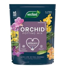 Image of Westland Orchid Potting Compost Mix and Enriched with Seramis, 4L