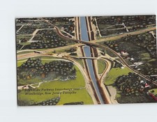 Postcard Garden State Parkway Interchange New Jersey Turnpike New Jersey USA
