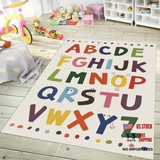Large ABC Kids Area RugsKindergarten and Preschool Educational 2x3ft 1.1