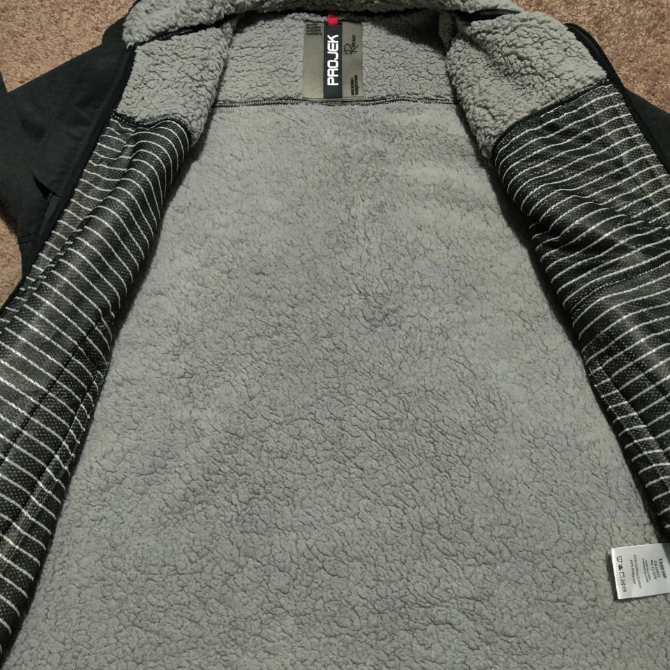 Projek Raw Sherpa Lined Jacket Mens Size L Full Zip Outdoor Multi Pocket New - Image 4 of 4