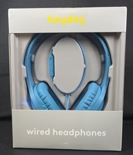 Heyday Wired On-Ear Headphones Blue Teal New in Box