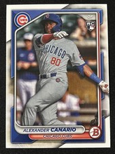2024 Bowman #21 Alexander Canario RC Rookie Chicago Cubs Baseball Card. rookie card picture