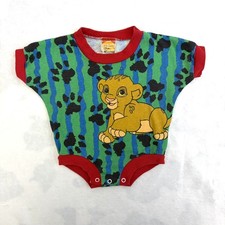 Vintage Lion King Baby Simba AOP Romper