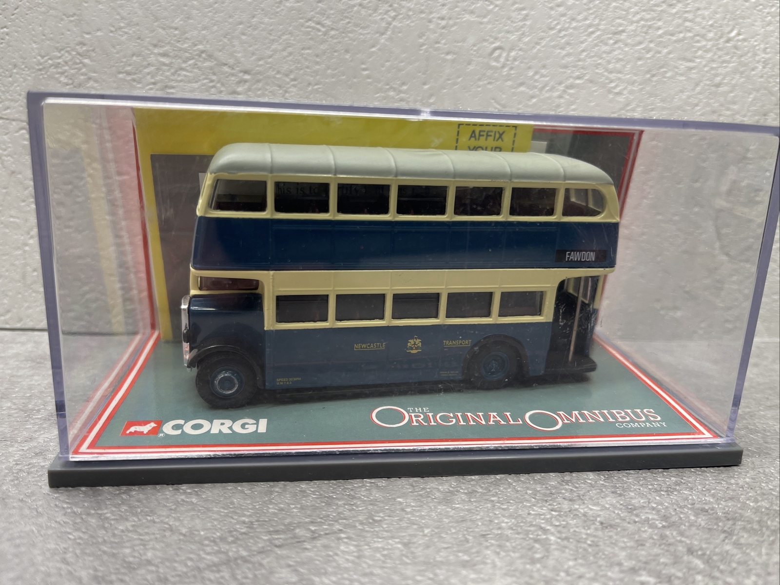 Corgi Original Omnibus 40402 AEC Regent Double Decker Bus Newcastle Corporation