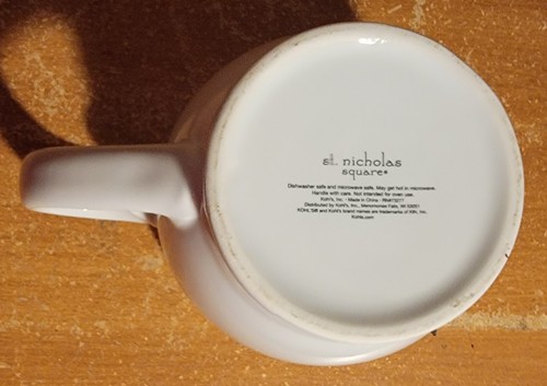 St. Nicholas Square SPICY Mug, 16 oz / 4 1/4", Christmas, Gingerbread, Excellent - Picture 7 of 8