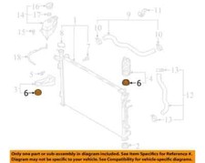 NEW GENUINE OEM 2015-2025 HYUNDAI Azera-Radiator Assy Upper Insulator 253352P000