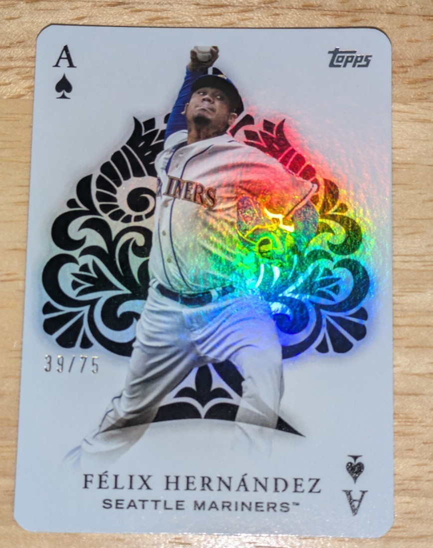 Felix Hernandez Seattle Mariners 2023 Topps All Aces GOLD #'ed /75 AA-44