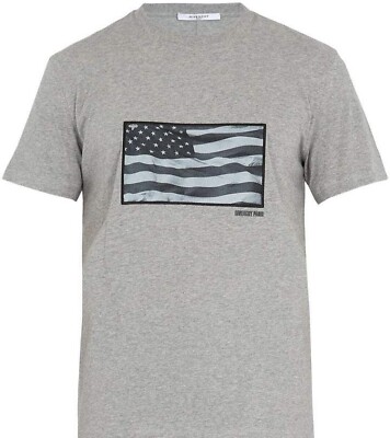 GIVENCHY アメリカ国旗風 半袖Tシャツ ブラック/ホワイト Givenchy American Flag Logo T-Shirt | eBay