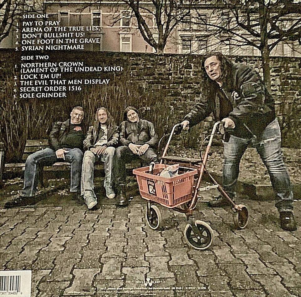 TANKARD - One Foot in the Grave - LP blau / blue vinyl - limited, Neu & Ovp - Bild 3 von 3