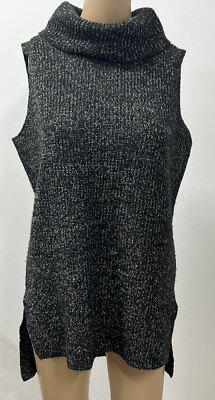 Target Womens Oversized Turtle Neck Knit Sleeveless Womens