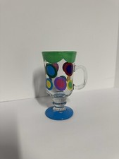 Detroit Glass Company Irish Coffee Goblet Handmade Made In USA