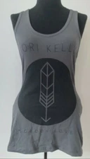 Tori Kelly Grey / Black Racer Back Tank Top Nobody Love Multiple Sizes Available