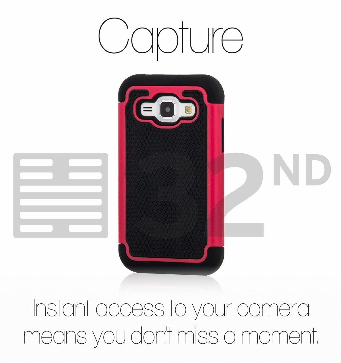 32nd Dual-Layer Shockproof Case Cover For Samsung Galaxy J Phones