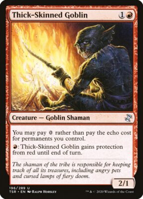 Thick-Skinned Goblin (196) Time Spiral Remastered TSR MTG Magic