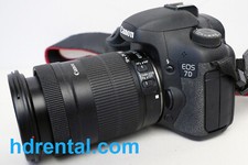 Canon EOS 7D DSLR Camera with Canon EFS 18-135 Zoom Lens