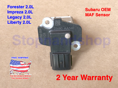 OEM MASS AIR FLOW SENSOR MAF FOR SUBARU FORESTER SF SG SH 2.0 2.0 Turbo ...