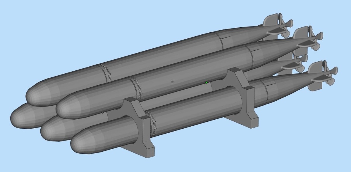 NEW 3D Printed 1/72 Us Army 1pc Mark14 Torpedo Model | eBay