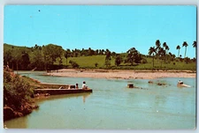 River Jamao Moca Dominican Republic Postcard Los Brazos View c1950's