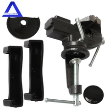 Portable 360º 80 mm HD Swivel Portable Table Bench Vice Clamp Mini Vise Anvil
