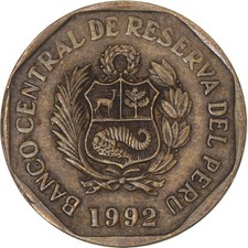[#1332057] Coin, Peru, 10 Centimos, 1992