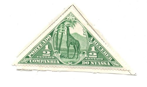 Nyassa (Portugal) Stamp 1/2c Scott # J1 - Lightly Hinged 1924  - Picture 1 of 1