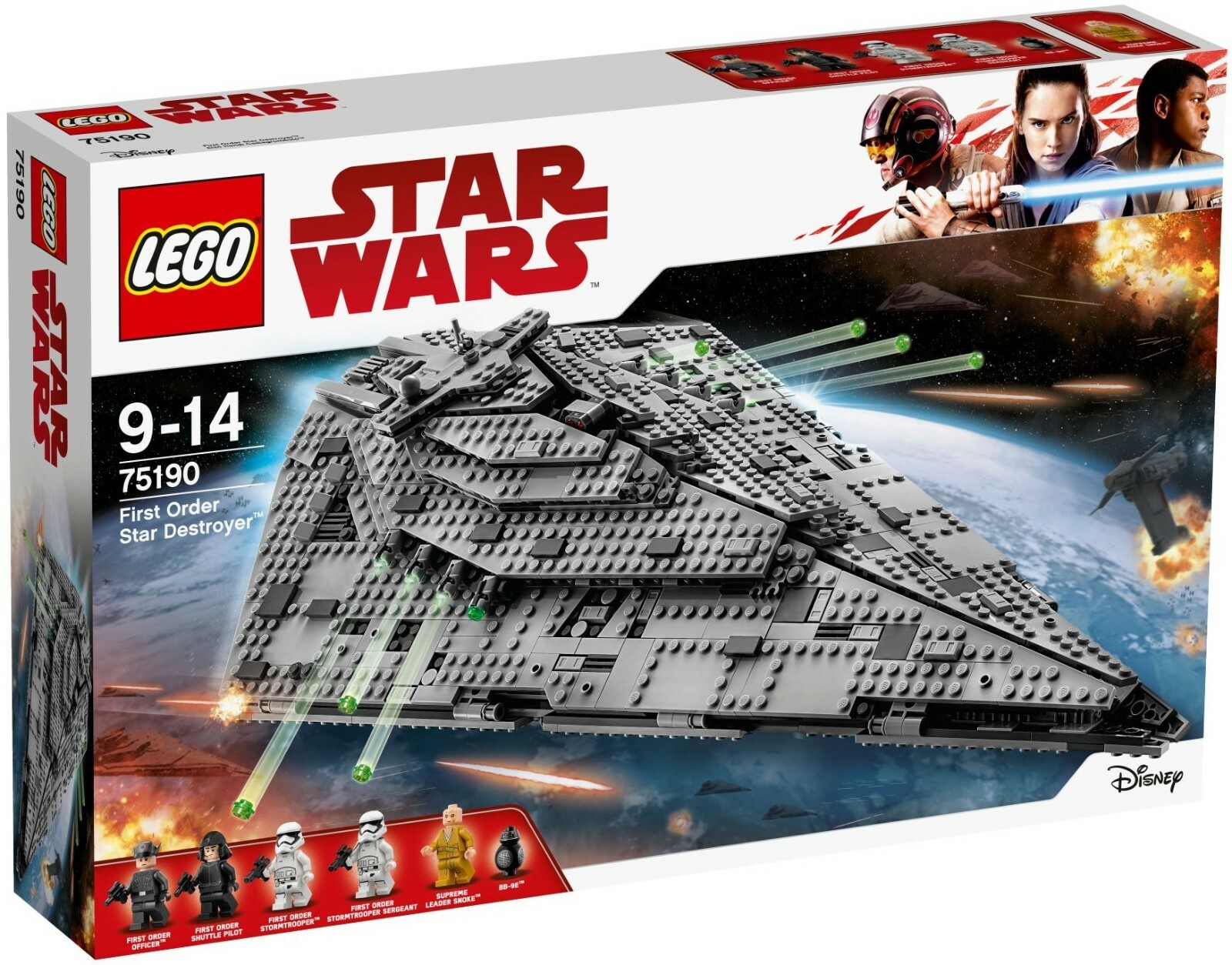 lego star wars first order star destroyer 75190