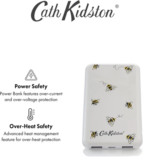 5000mAh Power Bank Dual Output Charger for Apple,Samsung,Cath Kidston Bee - Bild 4 von 6