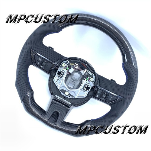 Black Carbon Fiber Steering Wheel Fit For Chevrolet Camaro SS ZL1 2010 2011 - Picture 3 of 7