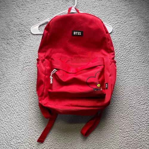 BT21 Mochila Bolso Corazón Rojo