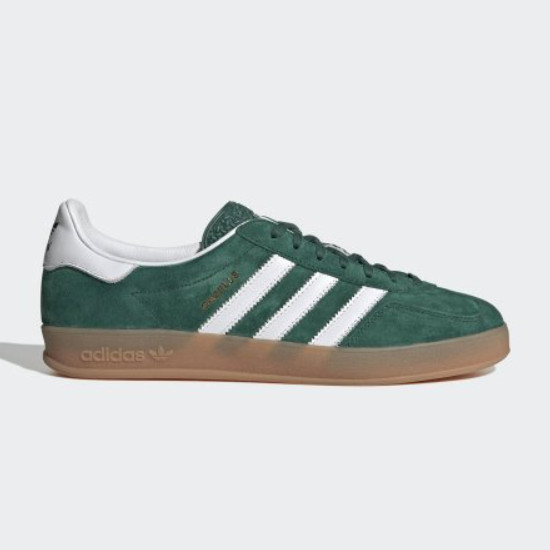 Домашние замшевые ботинки Adidas Gazelle Gum Shoes зеленого цвета - IG1596 Expeditedship