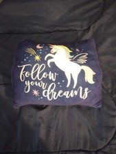 VGUC- 13 x10 Unicorn Kids Pillow