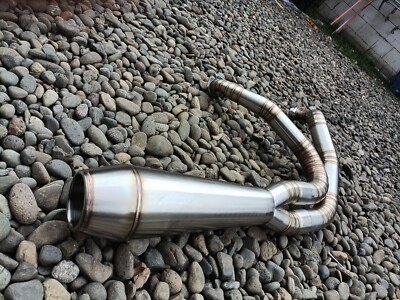 Harley Dyna Wide Glide | Handmade 2-1 Stainless Exhaust 1991–2017